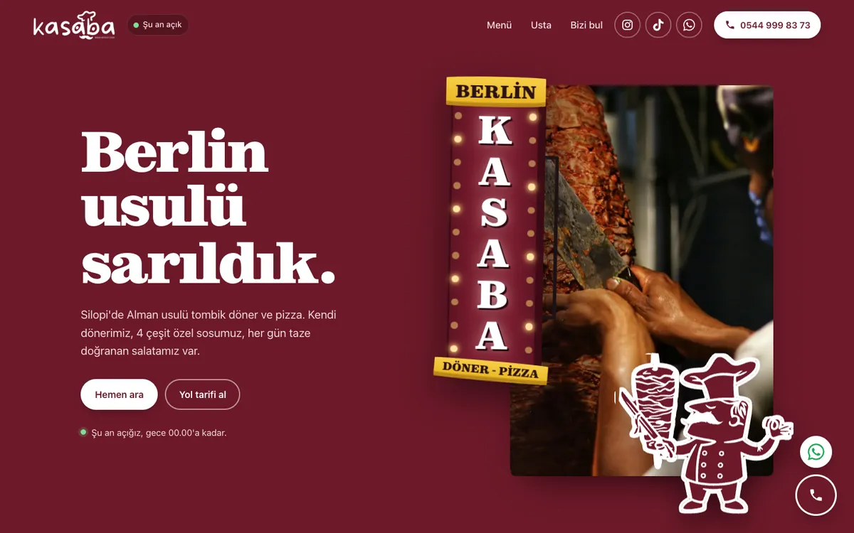 Kasaba Berlin sitesinin bilgisayar görünümü