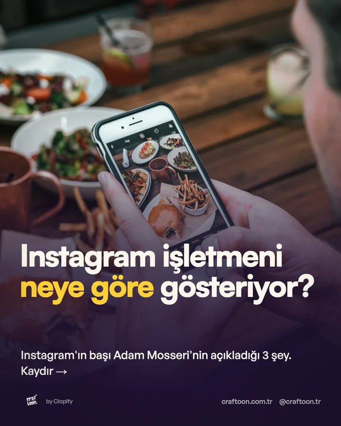 Instagram neye göre gösterir, 1. sayfa
